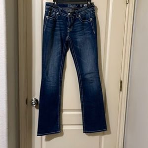 Miss Me jeans size 29 dark blue.